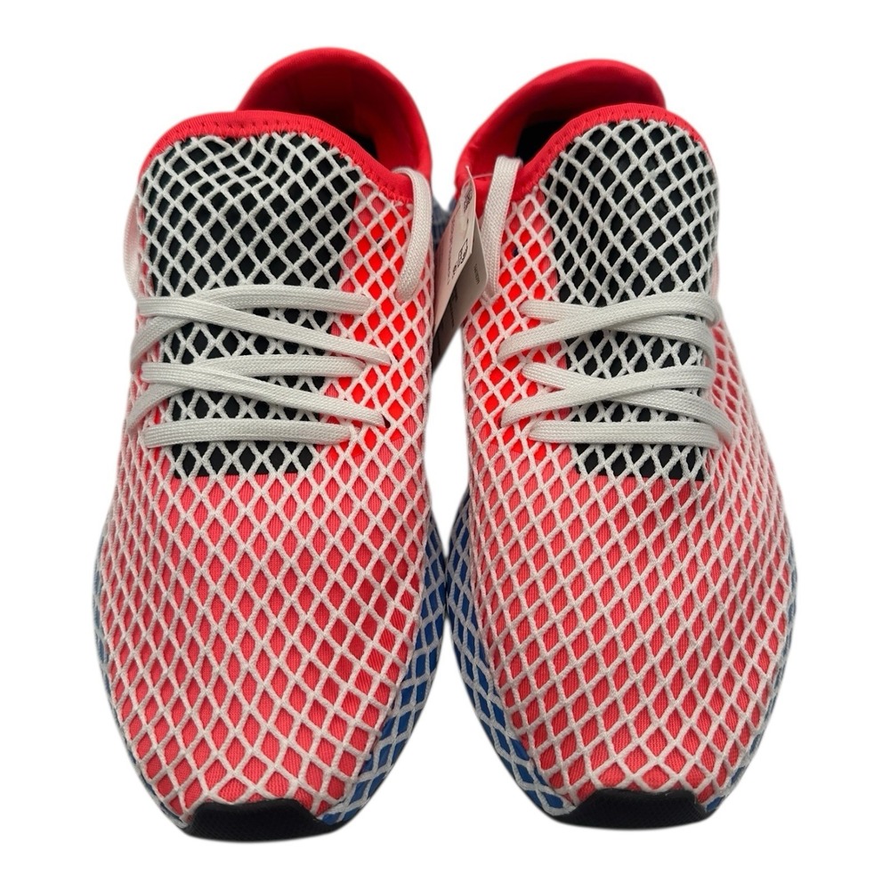 Adidas Originals Deerupt Runner Shoes YOUTH Kids Size 5 Red/Blue Sneakers DA9610 - Picture 5 of 10